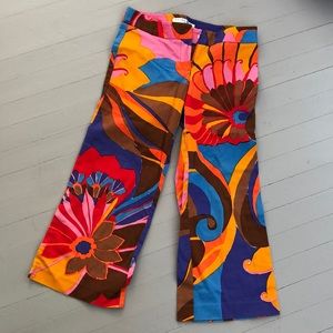 Trina Turk Flared Capri Pant - super colorful